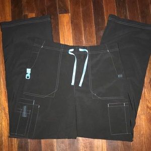 Black Carhartt scrub pants